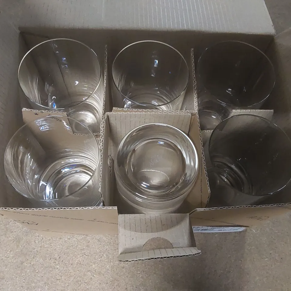 BOX CONTAINING APPROXIMATELY 44x BRAND NEW RONA 240ML JUICE TUMBLERS