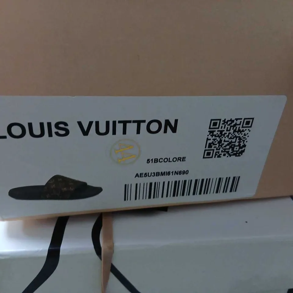 LOUIS VUITTON MONOGRAM SLIDE SANDALS – WOMEN'S  EU 44