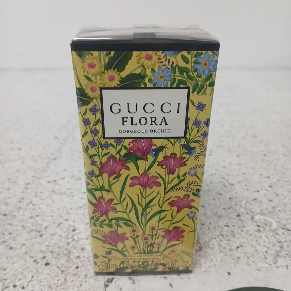 BOXED AND SEALED GUCCI FLORA GORGEOUS ORCHID EAU DE PARFUM 50ML