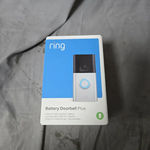 RING BATTERY DOORBELL PLUS – BOXED