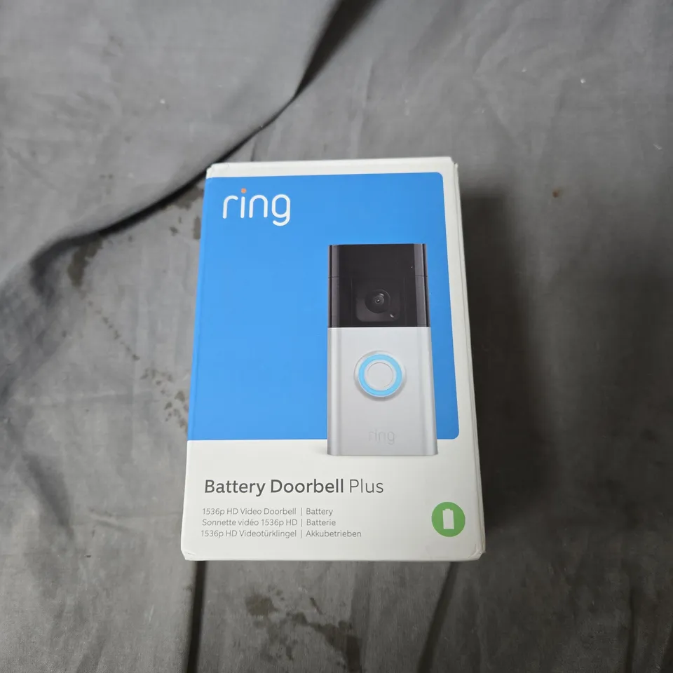 RING BATTERY DOORBELL PLUS – BOXED