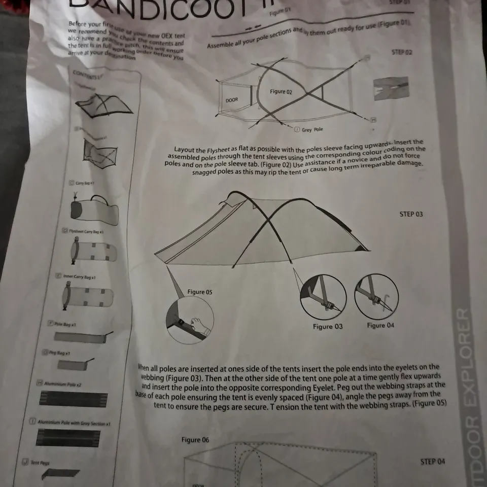 OEX BANDICOOT II TENT