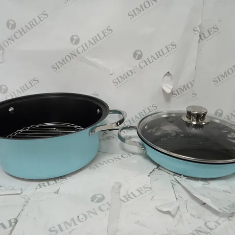 COOK'S ESSENTIALS 3.8L MULTIFUNCTIONAL 24CM PAN SET