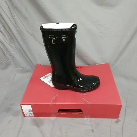 HUNTER BOOTS BLACK UK SIZE J2