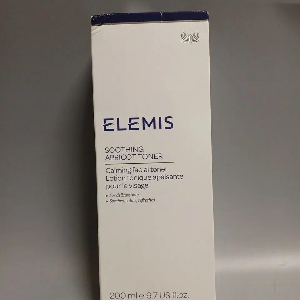 BOXED ELEMIS SOOTHING APRICOT TONER 200ML
