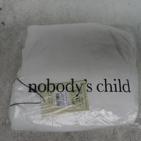 BAGGED NOBODY'S CHILD KITTY PETITE SKIRT IN WHITE SIZE UK 10