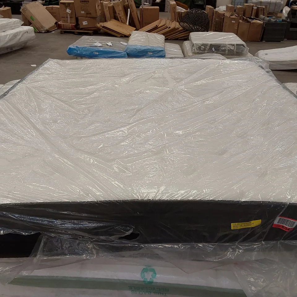 QUALITY BAGGED LUXURY PILLOW-TOP POCKET SPRUNG 6' SUPER KING MATTRESS 