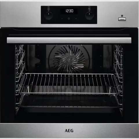 AEG INTEGRATED 6000 SERIES STEAMBAKE WITH AQUA CLEAN ENAMEL CLEANING BES355010M