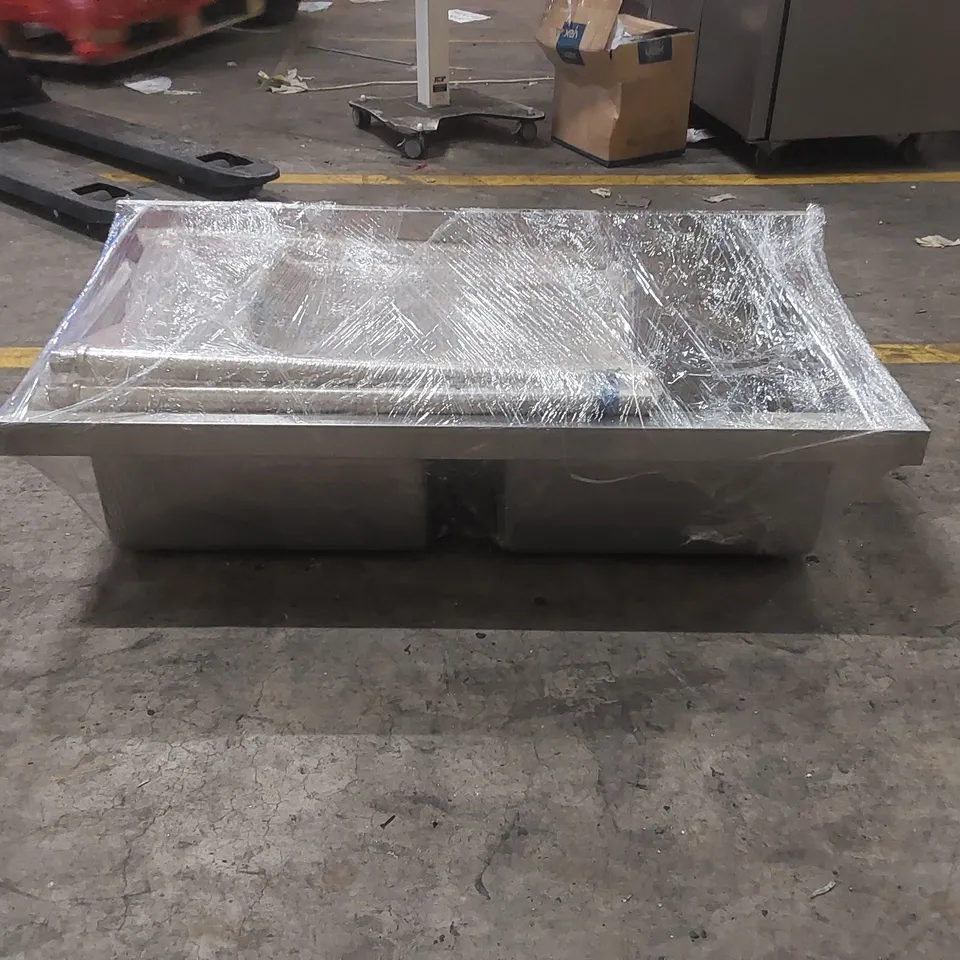 STAINLESS STEEL DOUBLE BOWL COMMERCIAL KITCHEN SINK