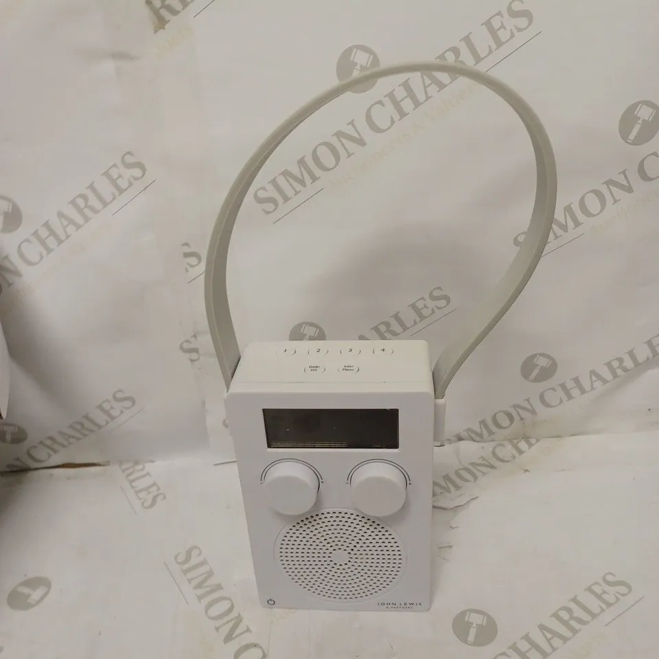 JOHN LEWIS SPECTRUM SHOWER RADIO