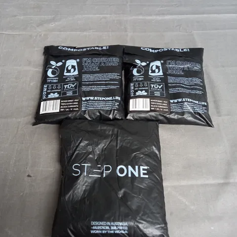 STEP ONE X3 BOXER BRIEF + FLY IN BLACK CURRENTS SIZE 3XL