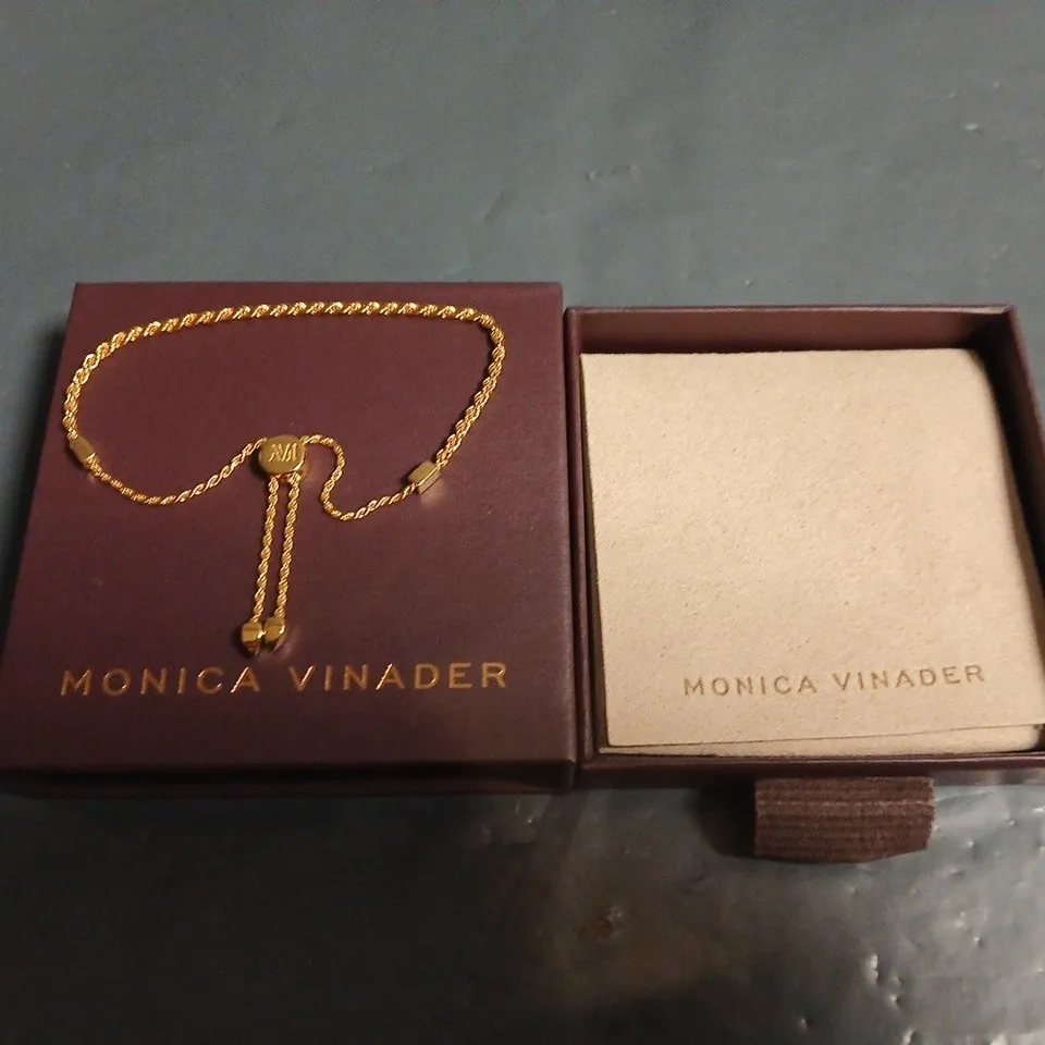 BOXED MONICA VINADER CORDA CHAIN FRIENDSHIP BRACELET