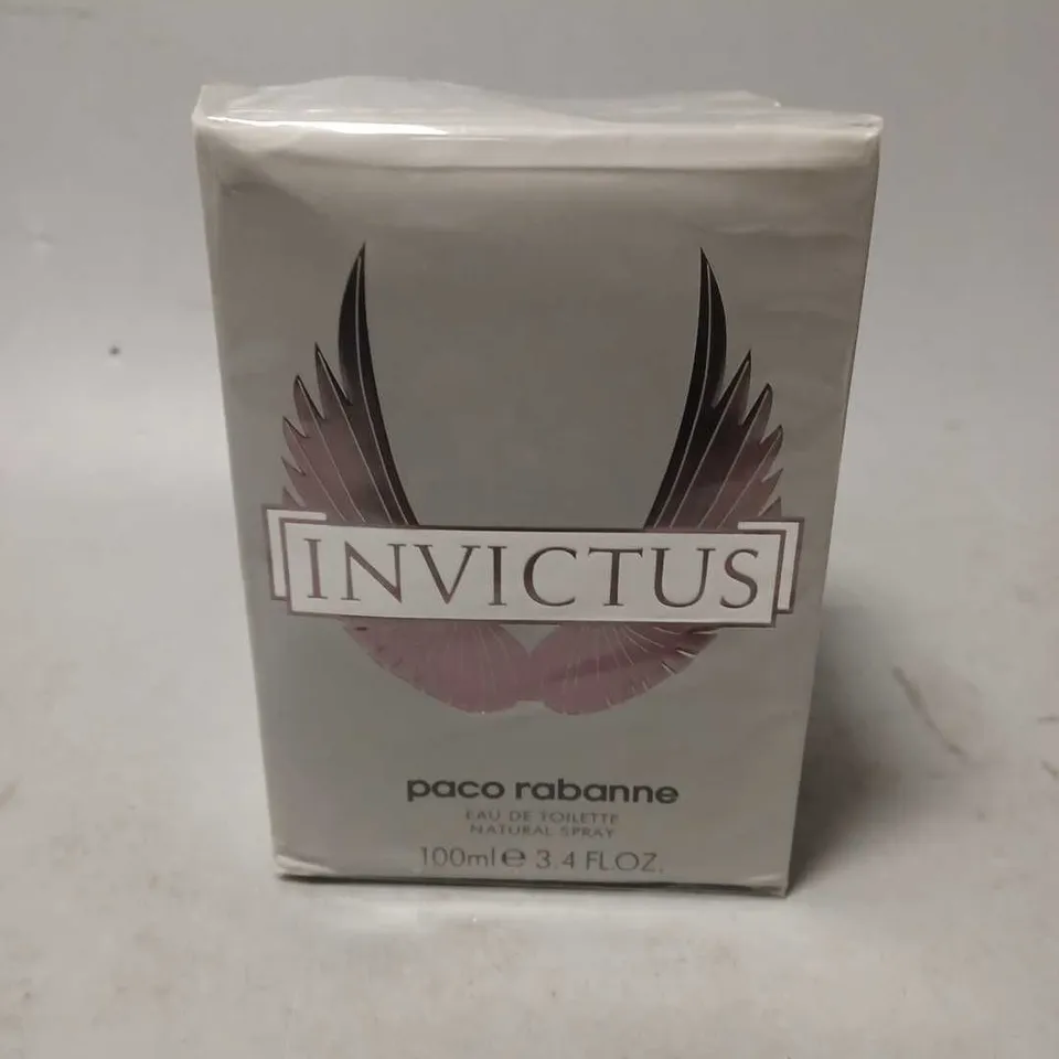 BOXED AND SEALED PACO RABANNE INVICTUS EAU DE TOILETTE 100ML