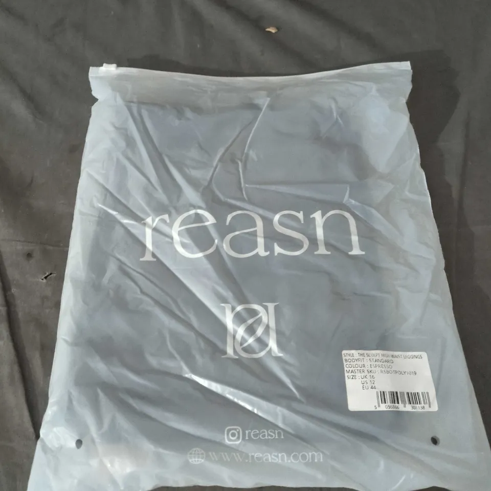 REASN THE SCULPT HIGH WAIST LEGGINGS – ESPRESSO – UK 16