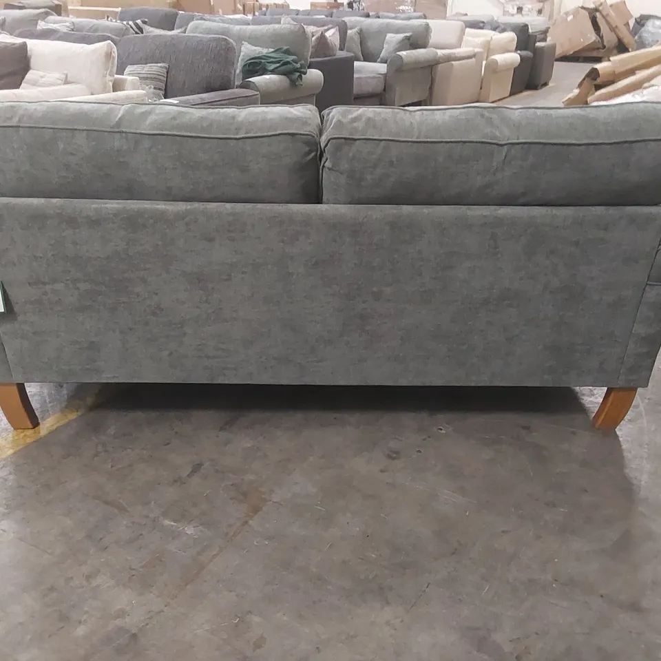 QUALITY DESIGNER WILLIAM FABRIC UPHOLSTERED 3 SEATER SOFA