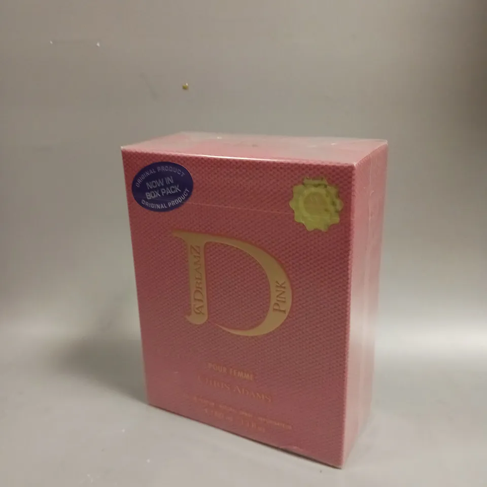 BOXED AND SEALED CHRIS ADAMS DREAMZ PINK EAU DE PARFUM 100ML
