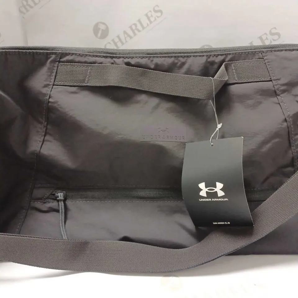 UNDER ARMOUR GREY UA 2.0 DUFFLE BAG 