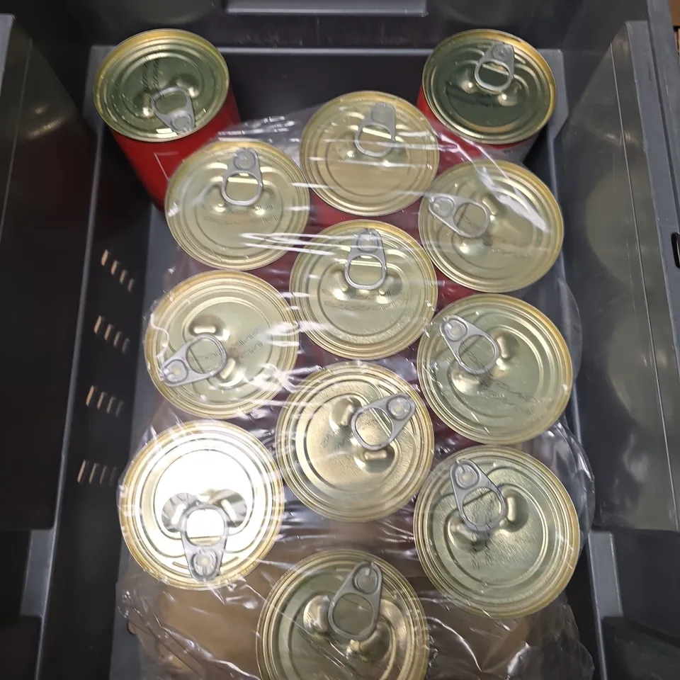 12 X VINE RIPENED CHOPPED TOMATOES TINS 