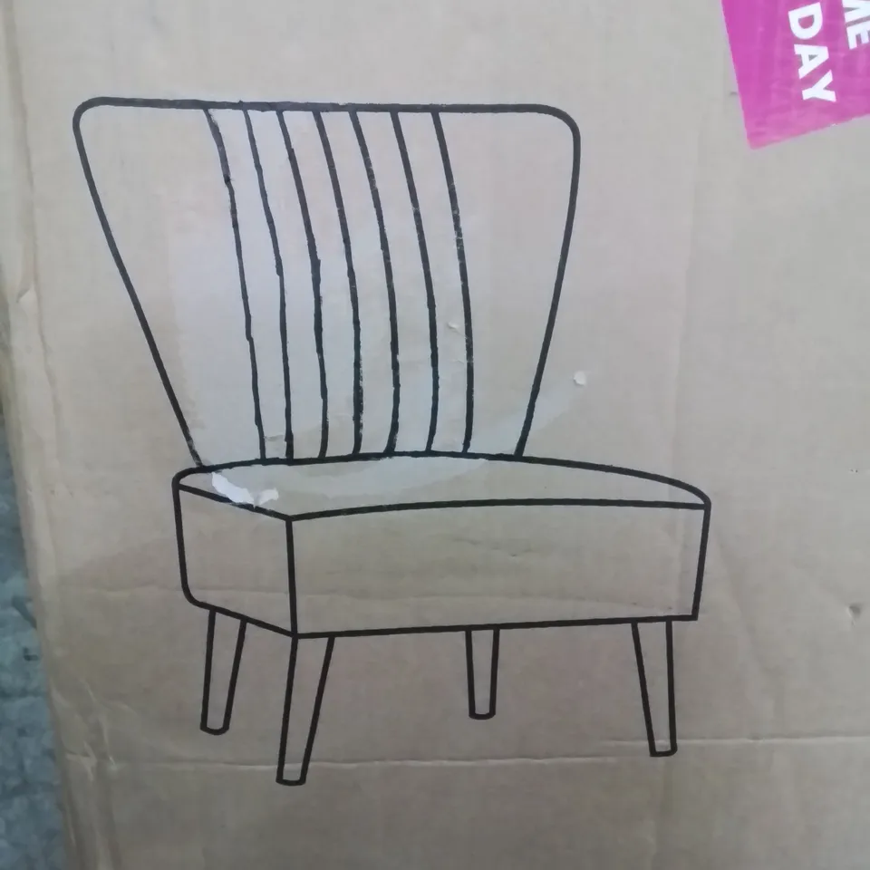 BOXED NEO PINK VELVET SHELL CHAIR (1 BOX)