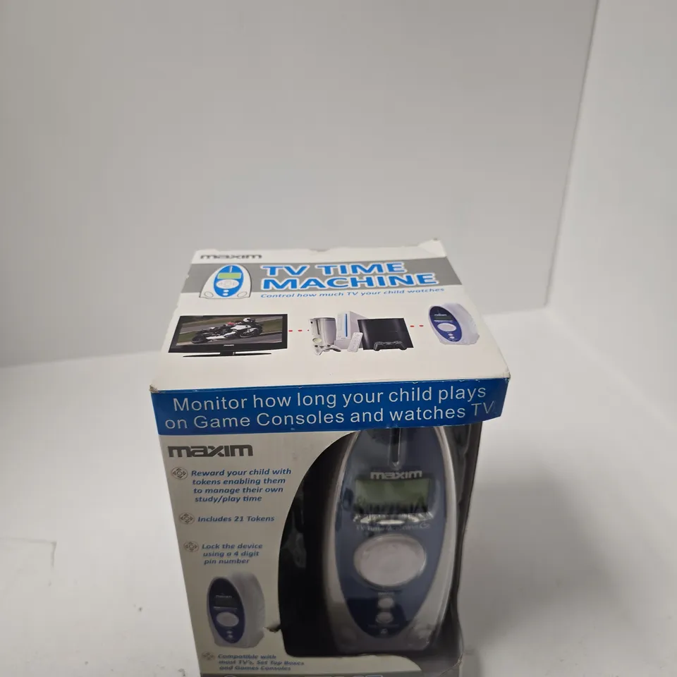 MAXIM TV TIME MACHINE PARENTAL CONTROL DEVICE – BOXED