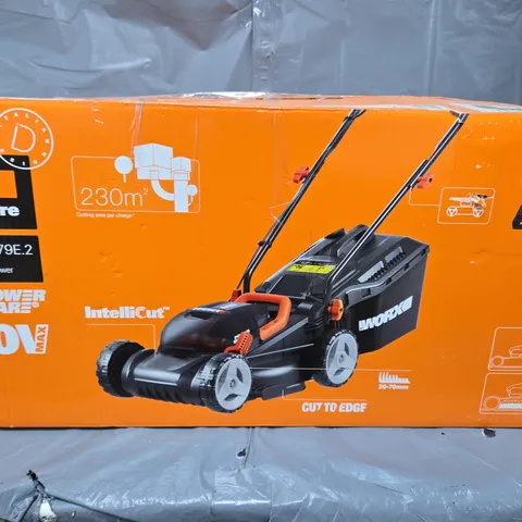 BOXED WORX CORDLESS LAWN MOWER - COLLECTION ONLY