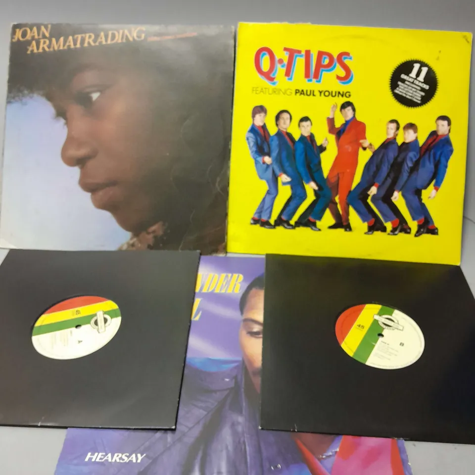 10 ASSORTED VINYL RECORDS TO INCLUDE TURBULANCE SELF TITLED, JWALK MELLOTRONIQUE, TERENCE TRENT D'ARBY THE HARDLINE, ETC