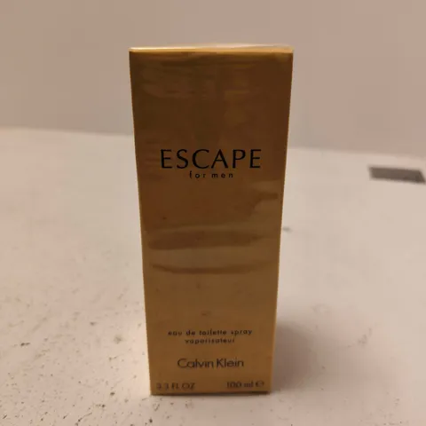 BOXED AND SEALED ESCAPE FOR MEN CALVIN KLEIN EAU DE TOILETTE - 100ML