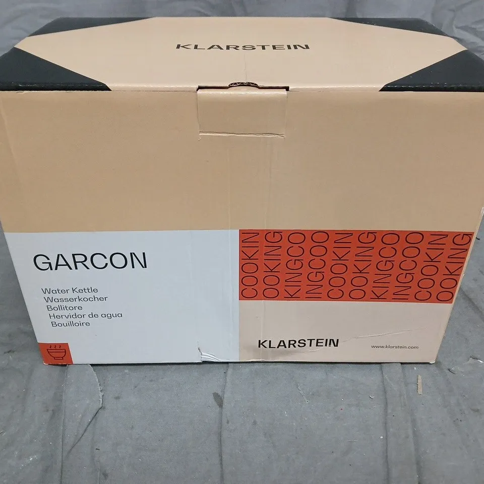 KLARSTEIN GARCON WATER KETTLE – BOXED