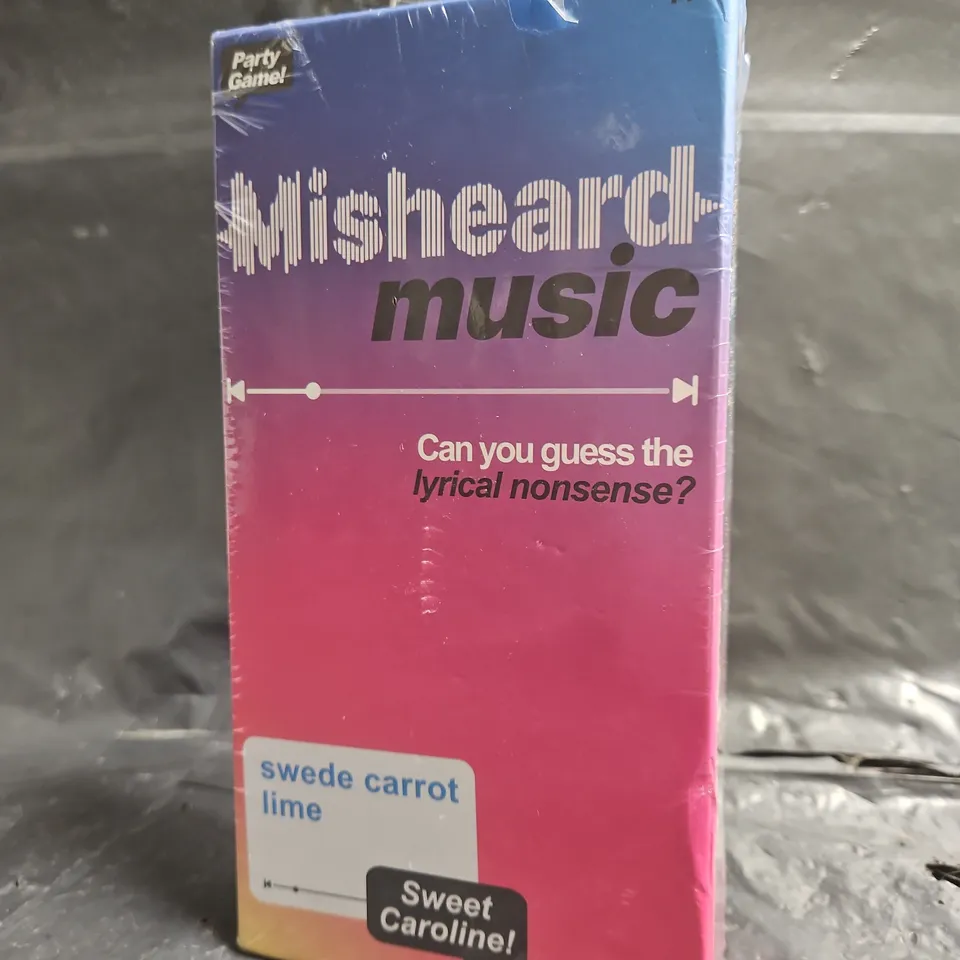 SEALED MISHEARD MUSIC PARTY GAME