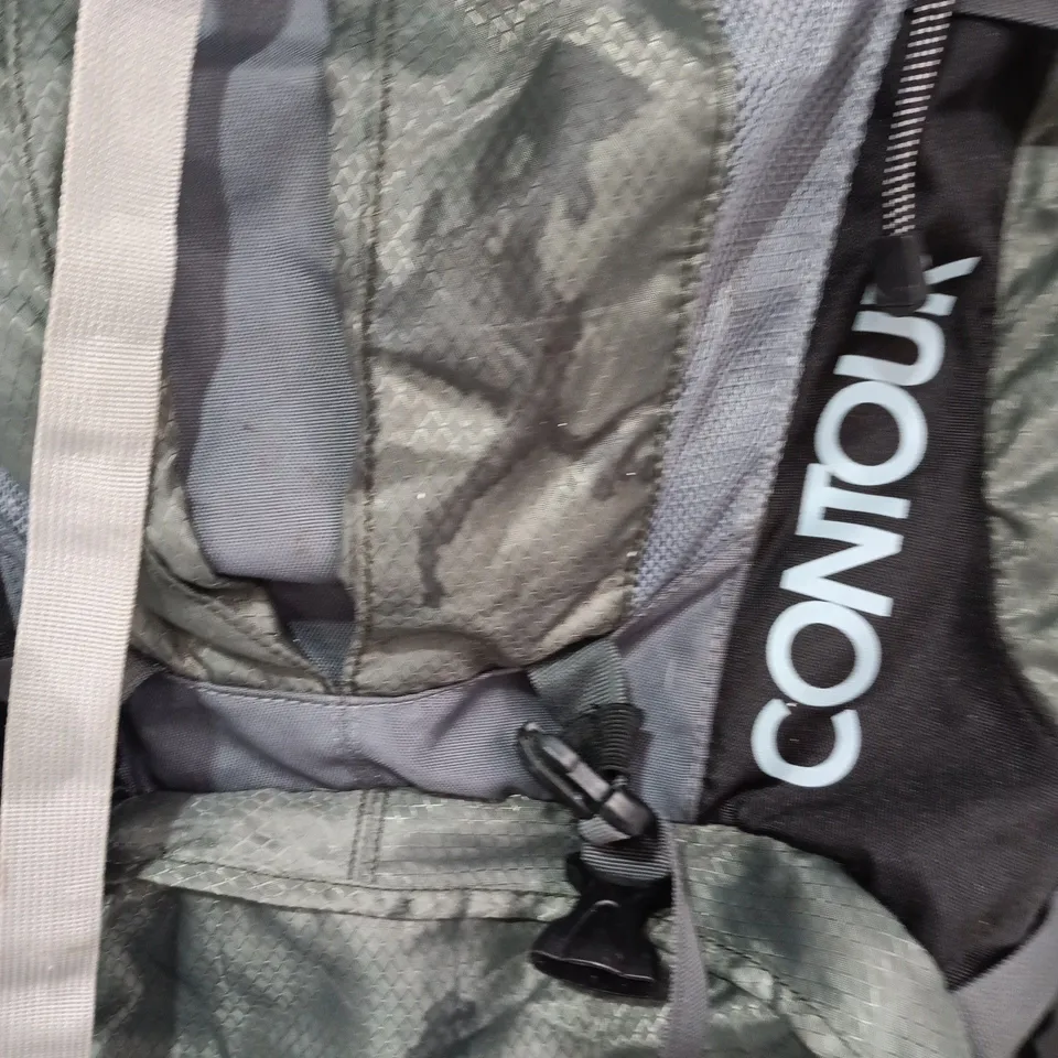 VANGO CONTOUR 60+10 TRAVEL BACKPACK IN GREEN