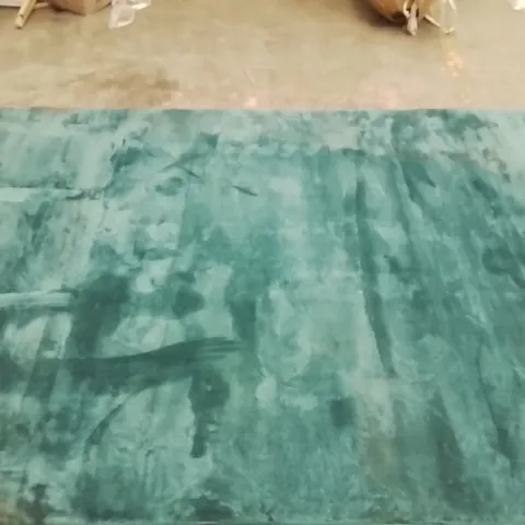 QUALITY DESIGNER AREA RUG - APPROXIMATELY 280CM X 200CM - TEAL