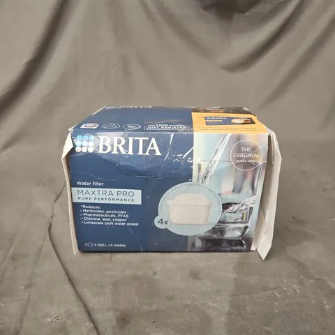 BRITA MAXTRO PRO WATER FILTER 4 PACK BOXED