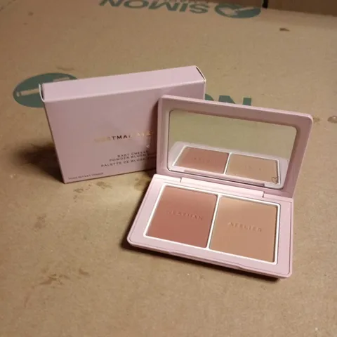 WESTMAN ATELIER BABY CHEEKS POWDER BLUSH DUO – PINK COMPACT WITH MIRROR