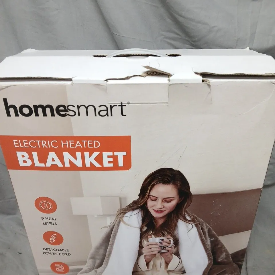BOXED HOME SMART ELECTRIC HEATED BLANKET 