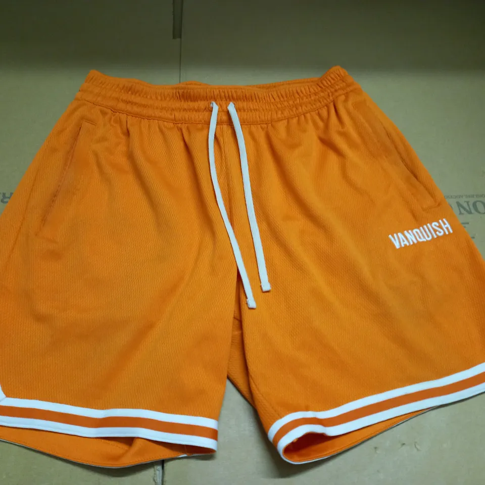 VANQUISH ORANGE SHORTS - XL
