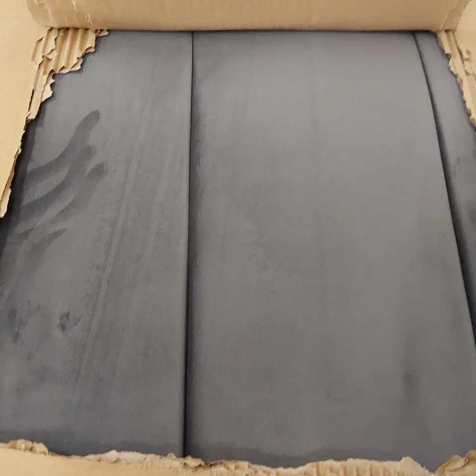 BOXED LOGAN DOUBLE HEADBOARD IN GREY