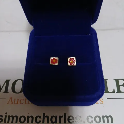 FLORAL STUD EARRINGS