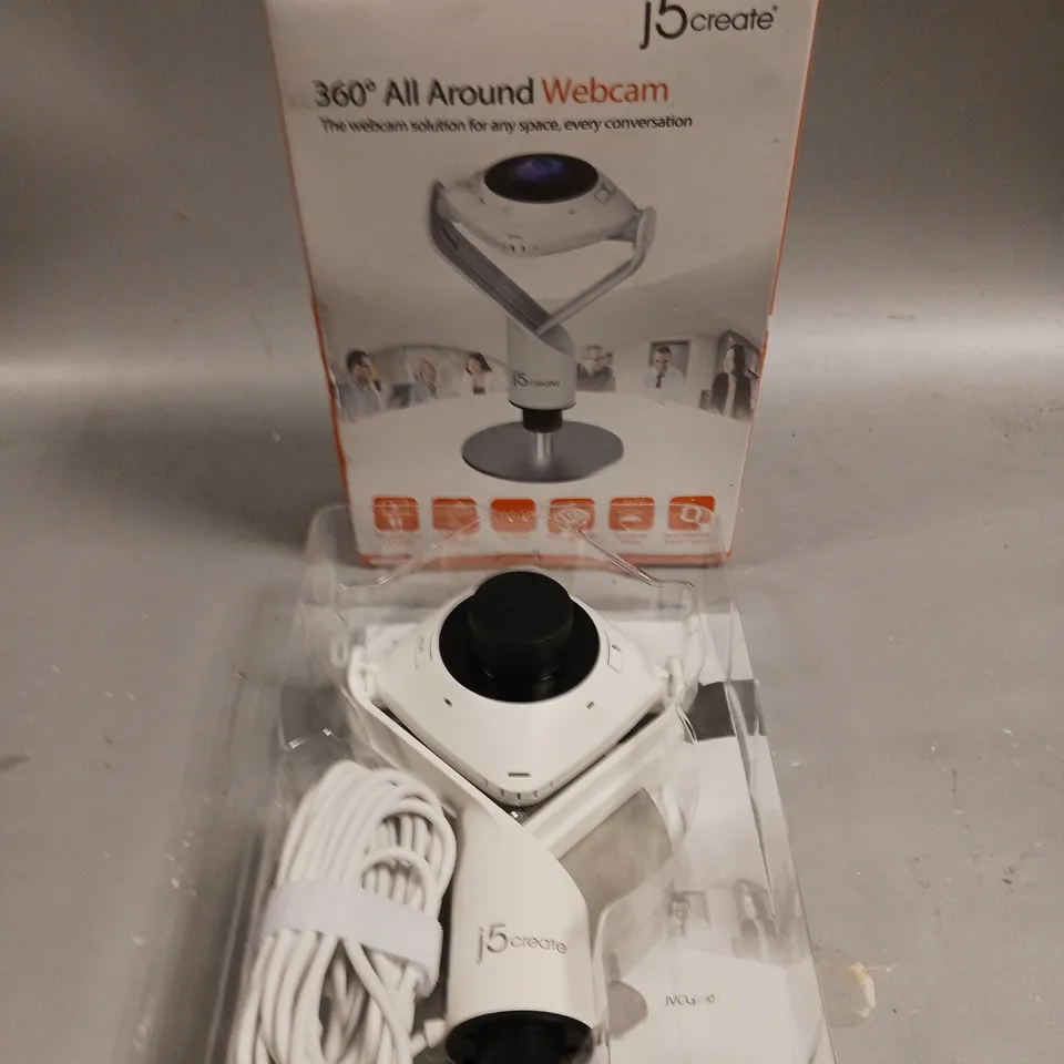 BOXED J5 CREATE 360 ALL AROUND WEBCAM 