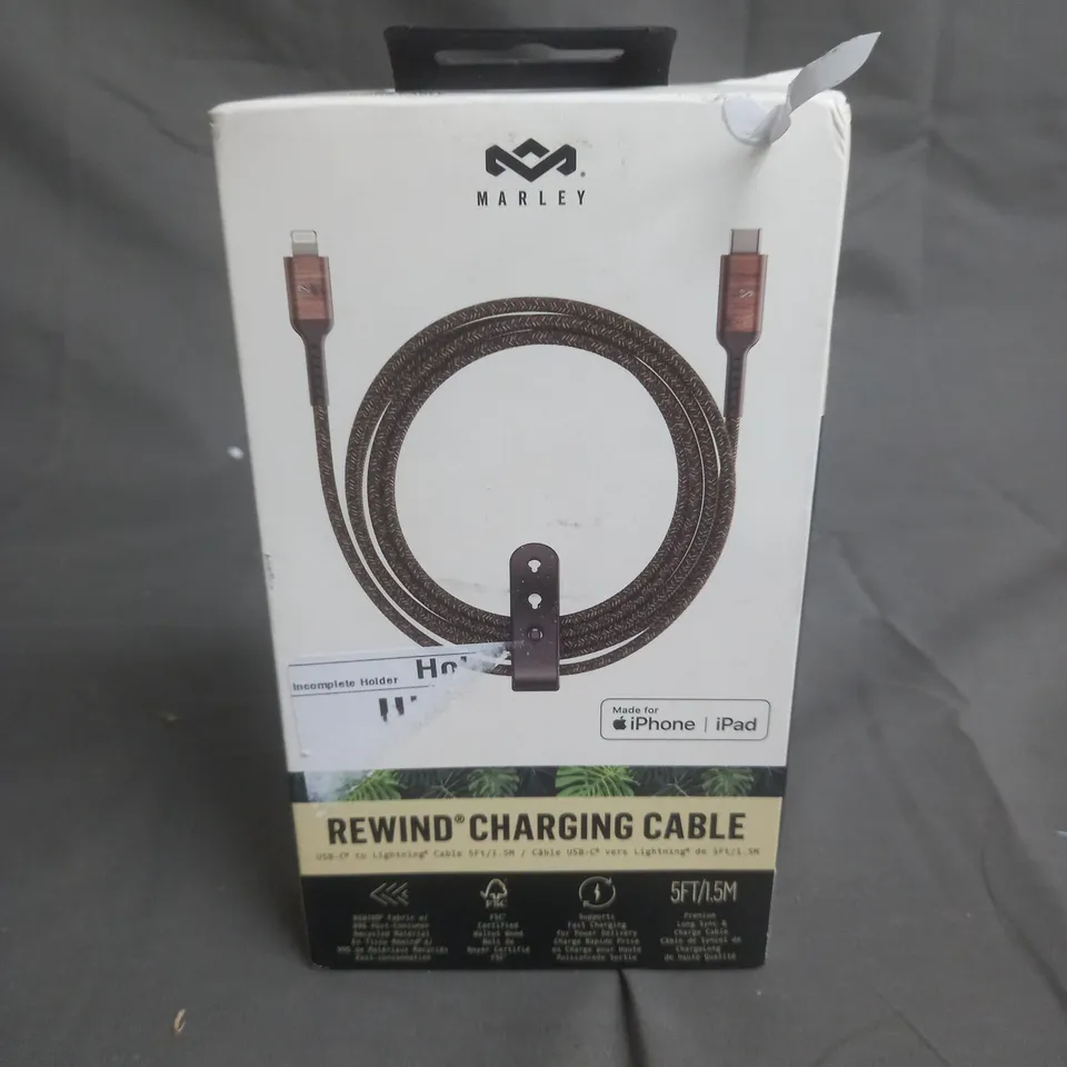 BOXED MARLEY REWIND CHARGING CABLE 
