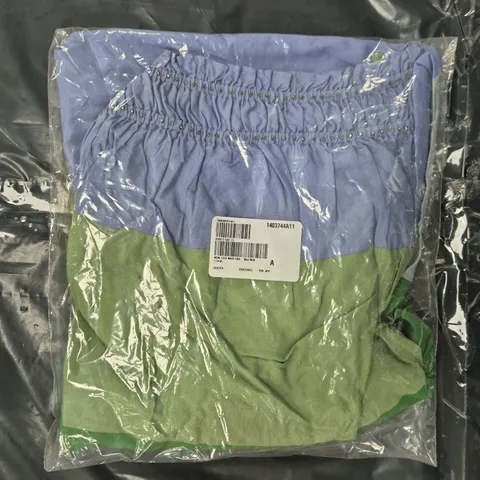 SEALED MONSOON LOLA MAXI DRESS IN BLUE/GREEN SIZE LARGE