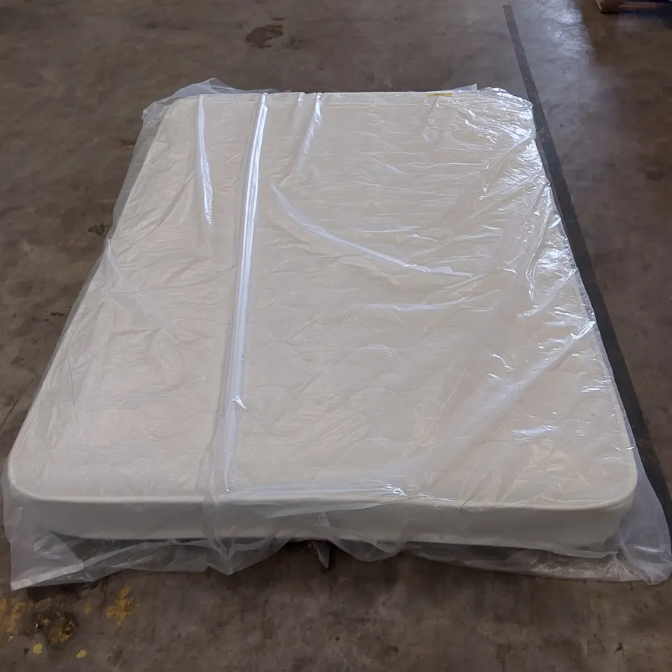 QUALITY BAGGED 4'6" OPEN COIL SPRING MEMORY MATTRESS 