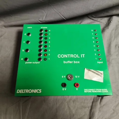 DELTRONICS CONTROL IT BUFFER BOX – GREEN CHASSIS