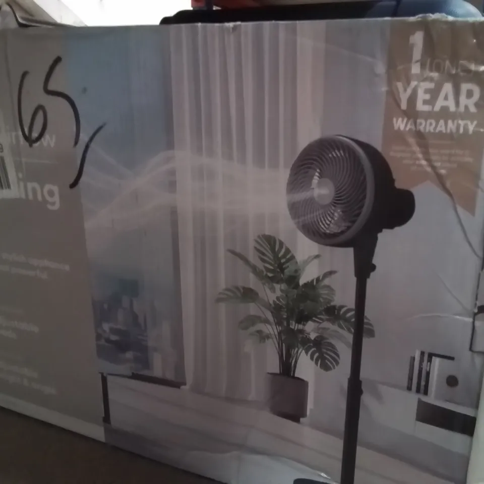 BOXED KEPLIN 10" BLACK OSCILLATING FAN