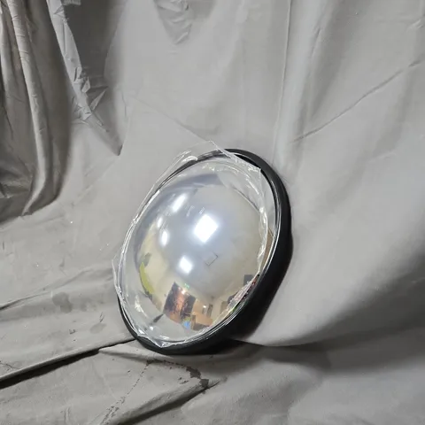 BOX OF APPROXIMATELY 5 X ASH TREE BLIND SPOT CONVEX MIRROR  – ROUND DOME WITH BLACK MOUNTING