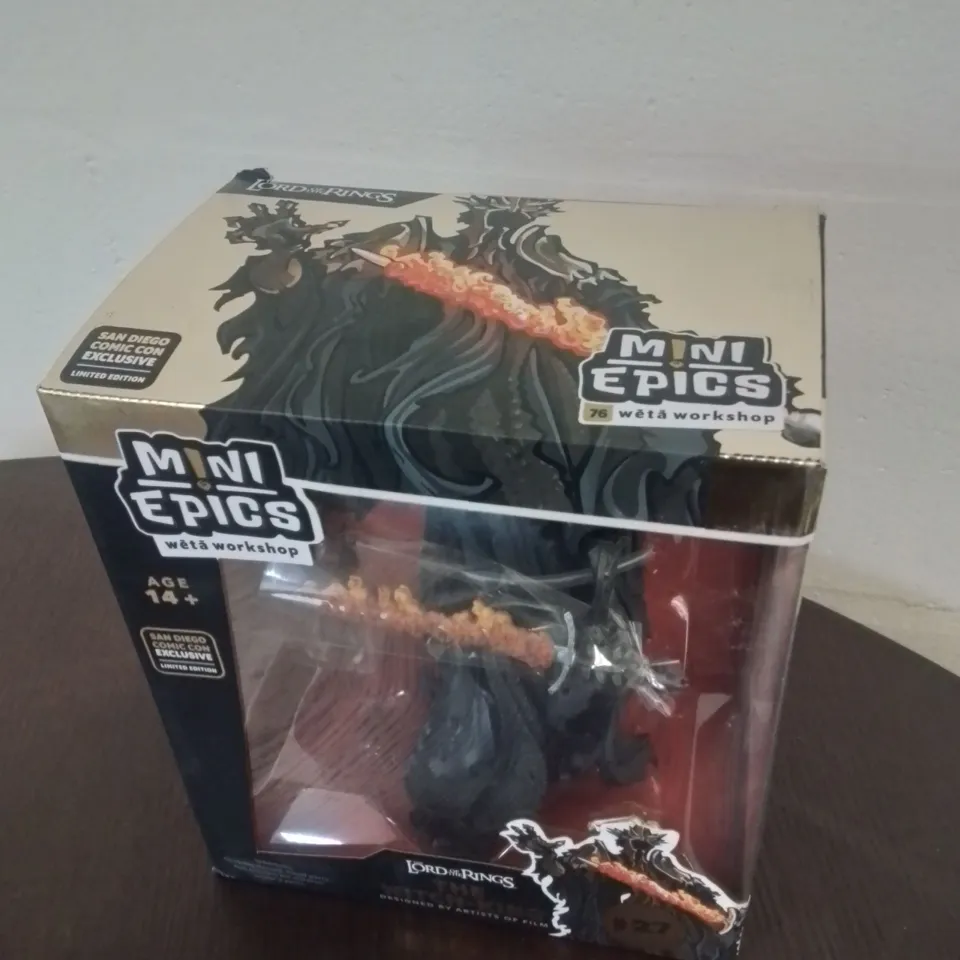 BOXED MINI EPICS WETA WORKSHOP SAN DIEGO EXCLUSIVE LOTR THE WITCH-KING 