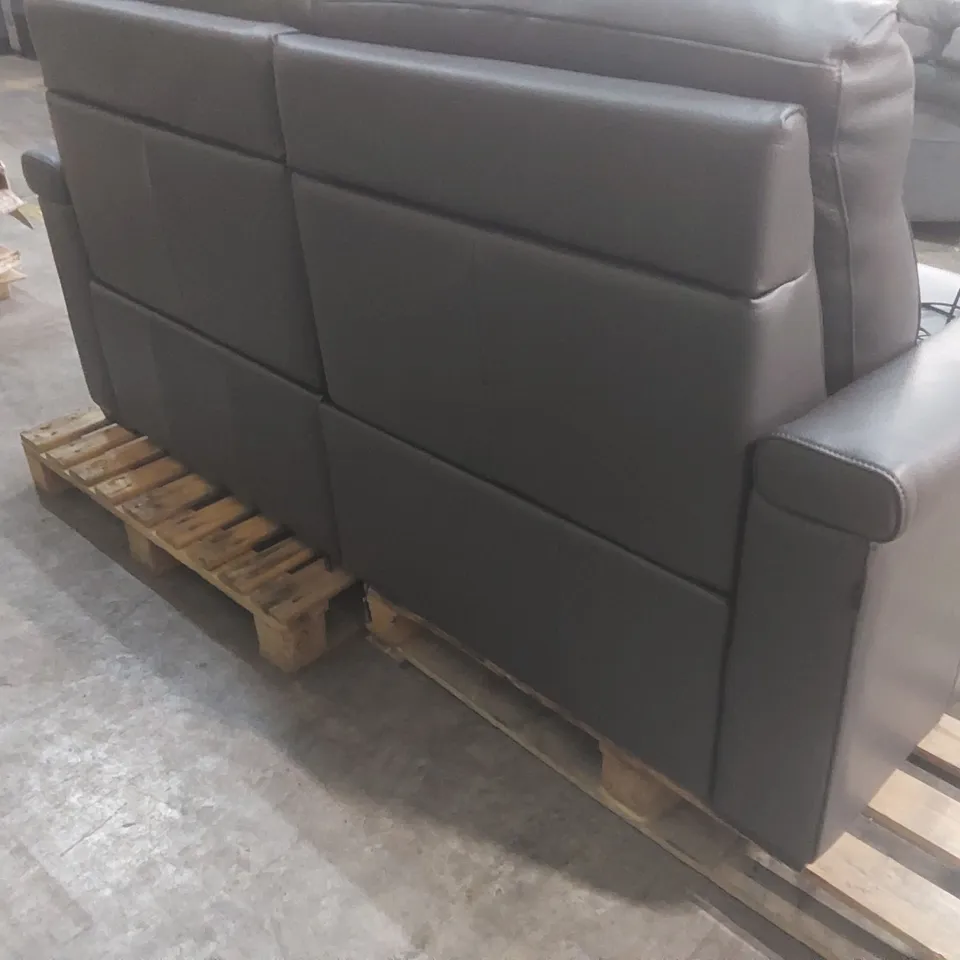 QUALITY DESIGNER ITALIAN MADE LEATHER UPHOLSTERED ADRIANO ELECTRIC SOFA