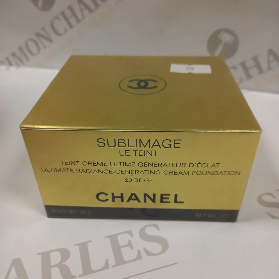 CHANEL SUBLIMAGE LE TEINT ULTIMATE RADIANCE-GENERATING CREAM FOUNDATION 30G