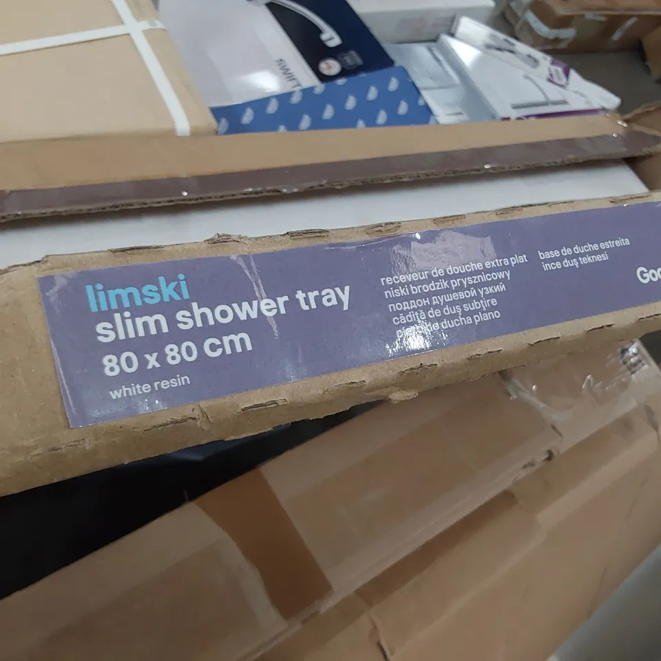 GOOD HOME LIMSKI SLIM SHOWER TRAY 80 × 80cm