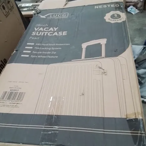 BOXED LUGG 28INCH VACAY SUITCASE PEARL