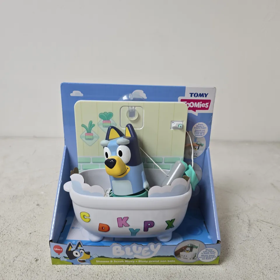 TOMY TOOMIES BLUEY SHOWER AND SCRUB